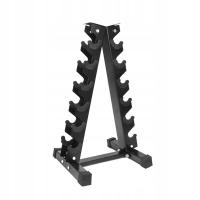 Triangular Dumbbell Rack Stand, Fitness Display Shelf Gym Organizer