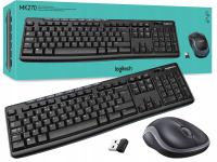 Клавиатура и мышь Logitech Wireless Combo MK270 черный беспроводной