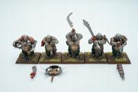 Warhammer Fantasy Battle Ogre Kingdoms Ironguts zestaw 5 figurek plastik