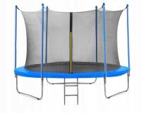 Duża Trampolina Ogrodowa Dla Dzieci 10FT 312CM CORCIANO z Siatką i Drabinką