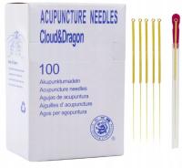 Igły do AKUPUNKTURY pozłacana bez prow. 0,20x40 mm