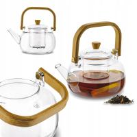 ZAPARZACZ Dzbanek do HERBATY Borokrzemowy SZKLANY Konighoffer Bario 0,9