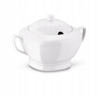 СУПОВАЯ ВАЗА С КРЫШКОЙ БЕЛАЯ ТАДАР 2,5 Л