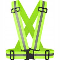 ЖГУТ СВЕТООТРАЖАЮЩИЙ ЖИЛЕТ МОТОЦИКЛ ВЕЛОСИПЕД БЕГ