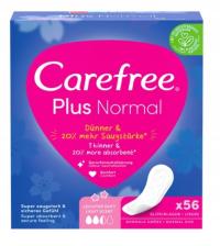 Carefree, Plus Normal, вкладыши, 56 шт.