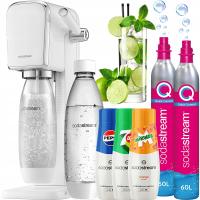 Saturator wody SodaStream Art biały + 4 inne produkty