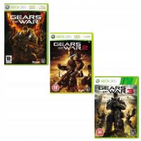 Gears of War 1 2 3 TRYLOGIA Xbox 360