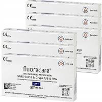 Тест FLUORECARE COVID-19 RSV грипп AB Combo 4IN1 FULL RU длительный срок годности