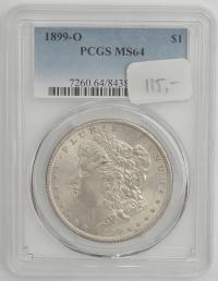 21.vv.USA, 1 DOLAR 1899 O PCGS MS64
