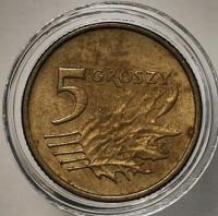 DESTRUKT III RP, 5 GROSZY 200 rok, stan 1- RZADKOŚĆ!