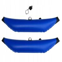 blue PVC kayak fishing boat