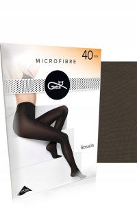 Rajstopy gładkie Gatta Rosalia 40den brązowy Moka