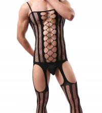 МУЖСКОЕ ЭРОТИЧЕСКОЕ НИЖНЕЕ БЕЛЬЕ ПОЛНЫЙ КОМПЛЕКТ BODYSTOCKING