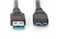 Kabel Digitus USB - microUSB typ B 1 m czarny