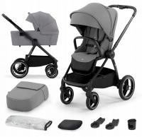 Wózek 2w1 Kinderkraft NEA Szary + Adaptery