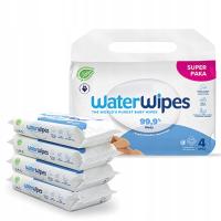 WaterWipes Bio chusteczki nawilżane 240 sztuk + LOGO