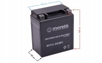 Akumulator do skutera 7Ah 12V MTX7L-BS Moretti 2024r