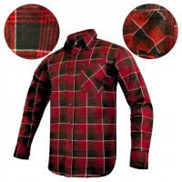 Koszula FLANELOWA Bawełniana MODAR czerwona r.43