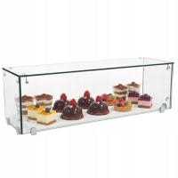 Nadstawka Szklana Ekspozytor na Ciasta Ciastka Słodki Stół Bufet