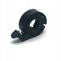 Dzwonek rowerowy Q ALU/CZARNY 31.8mm z 2 redukcjami do mniejszych średnic