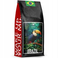 Кофе в зернах Бразилия -100% арабика 1 кг свежеобжаренный-BLUE ORCA COFFEE
