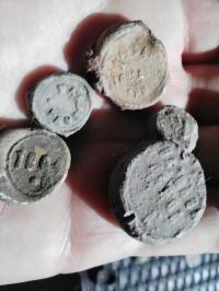 Stare plomby carskie i polskie XIX w. Warszawa cyrylicą orzeł carski RÓŻNE