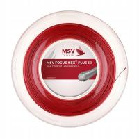 Naciąg tenisowy MSV Focus Hex Plus 38 szpula 200 m. red 1,25 mm