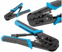 Zaciskarka do wtyków RJ45/RJ11/RJ12 z ściągaczem izolacji