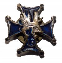 Odznaka 18 Pułk Ułanów Pomorskich miniaturka wczesna