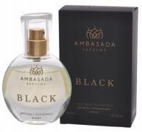 Черный парфюм с феромонами женский посольство аромат 30мл