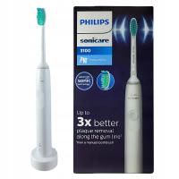 SZCZOTECZKA ELEKTRYCZNA SONICZNA DO ZĘBÓW PHILIPS SONICARE 3100 BIAŁA