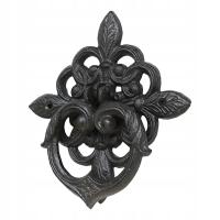 Kołatka do drzwi wejściowych, odlewane żelazo Vintage Gothic Petal Leaf Pull Handle Door