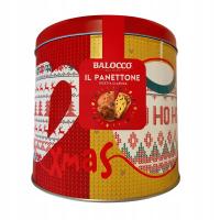 Babka włoska Panettone w puszce Buon Natale 750g - Balocco
