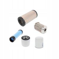 Filtr, Filtry, Zestaw filtrów silnik KUBOTA KX 016-4, KX016-4