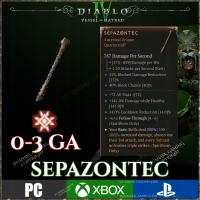 Diablo 4 IV / SEPAZONTEC / 800 Item Power / сезон 6 / высокие показатели 1GA