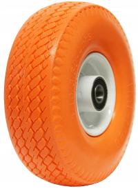 Колесо тележки 4.10 3.50-4 350X4 полное PU fi 20 мм