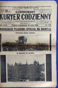 IKC 20 maja 1935 - Marszałek Piłsudski spoczął na Wawelu