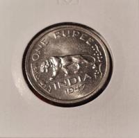 *a40* India 1 rupee 1947