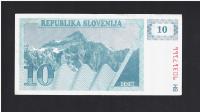 BANKNOT SŁOWENIA -- 10 TOLARJEV -- 1990 rok