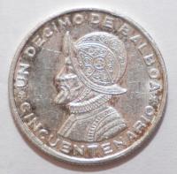 Panama 1/10 balboa 1953