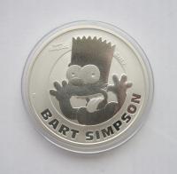 TUVALU 1 $ 2022 BART SIMPSON UNCJA SREBRO