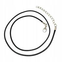 Ожерелье база черный вощеный шнур 48 см