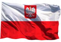 Польский флаг с эмблемой 150x90cm-флаги Польша