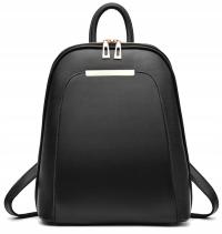 Женский рюкзак Рюкзак для работы школы элегантный эко кожа черный подарок