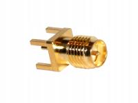 Gniazdo SMA - RP Proste Lutowane W Obwód