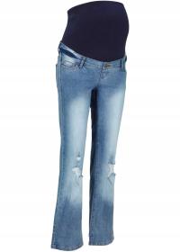 Bonprix по беременности и родам джинсы прямые синий