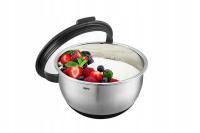 GEFU Misa metalowa MUOVO 12cm w przezroczystą pokrywą