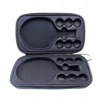 Torba do tenisa stołowego Trzymaj wiosła Pokrowiec na rakietę do tenisa stołowego Szary z 2 tacami