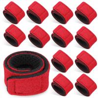 10Pcs Durable Fishing Pole Wraps Rod Fixing Bands in Red
