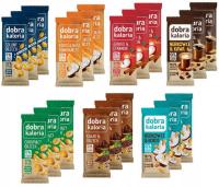 Набор Fit баров хорошая калория Микс 7 вкусов орехи фрукты 0 сахара 21 шт.